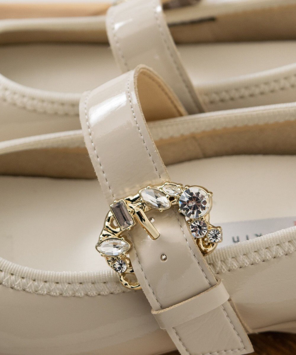 Bridget Birkin ＜3E＞【Bridget Birkin Walk】ビジューメリージェーンパンプス 