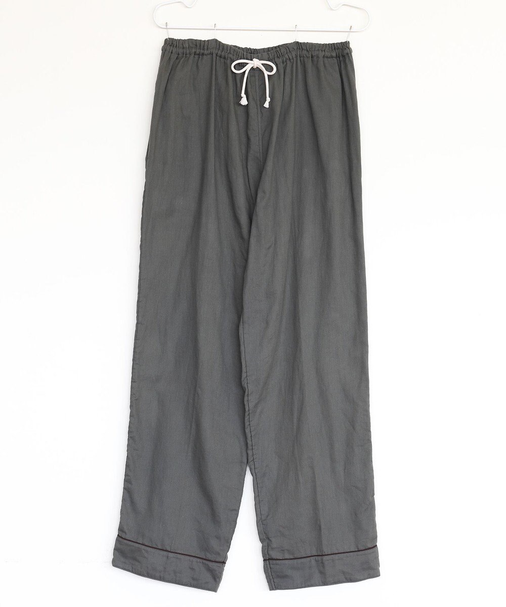 京和晒綿紗 【紗栄子さん愛用パジャマの色違い/UNISEX】ガーゼパジャマ 2重合わせ 草木染め【すみくろ】 