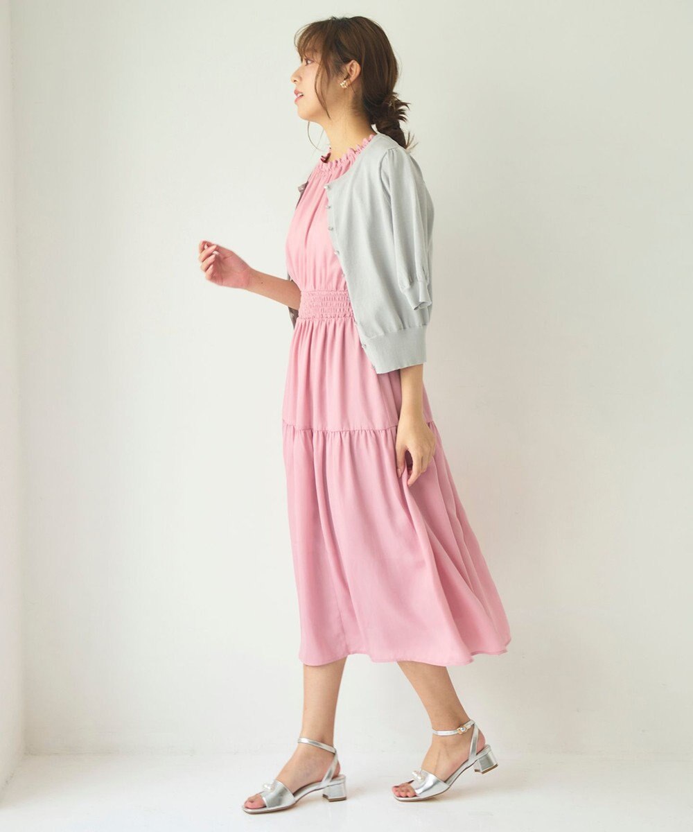 Feroux 【接触冷感・UVカット】ハーフスリーブ カーディガン 