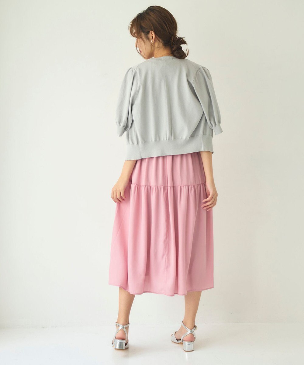 Feroux 【接触冷感・UVカット】ハーフスリーブ カーディガン 