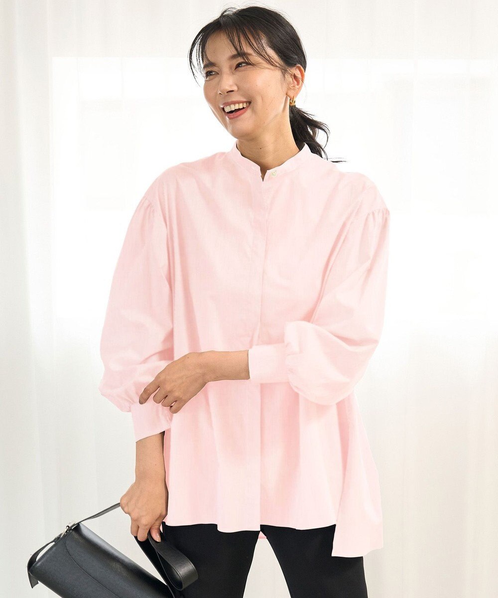 UNFILO 【新色追加】ボリュームスリーブ ブラウス 