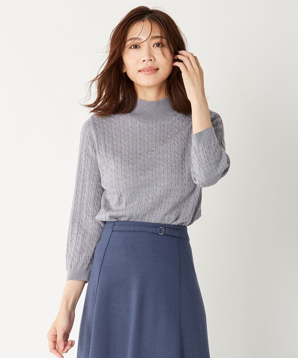 J.PRESS LADIES 【洗える】KNIT BASIC ニット 
