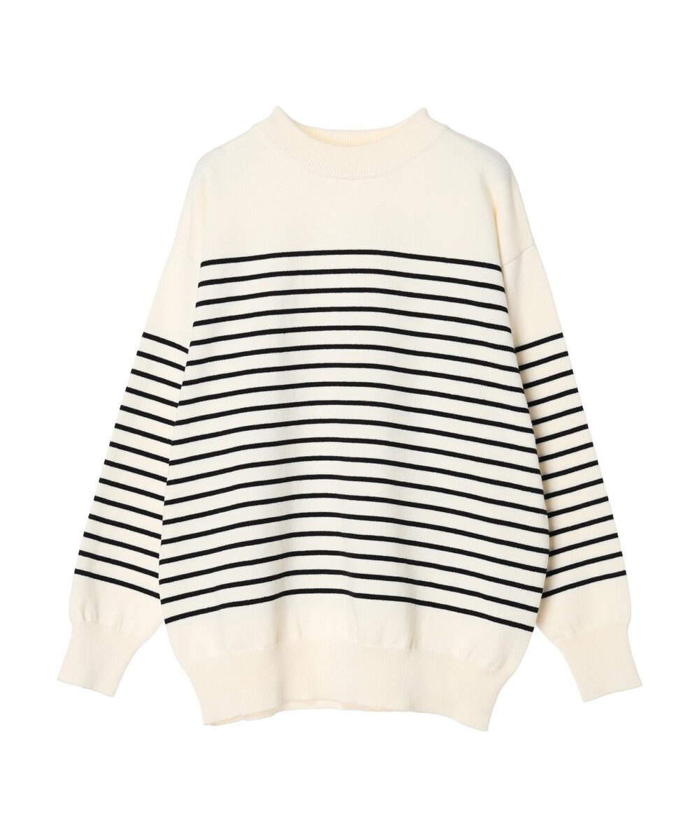 CRAFT STANDARD BOUTIQUE パネルボーダーニットプルオーバー 
