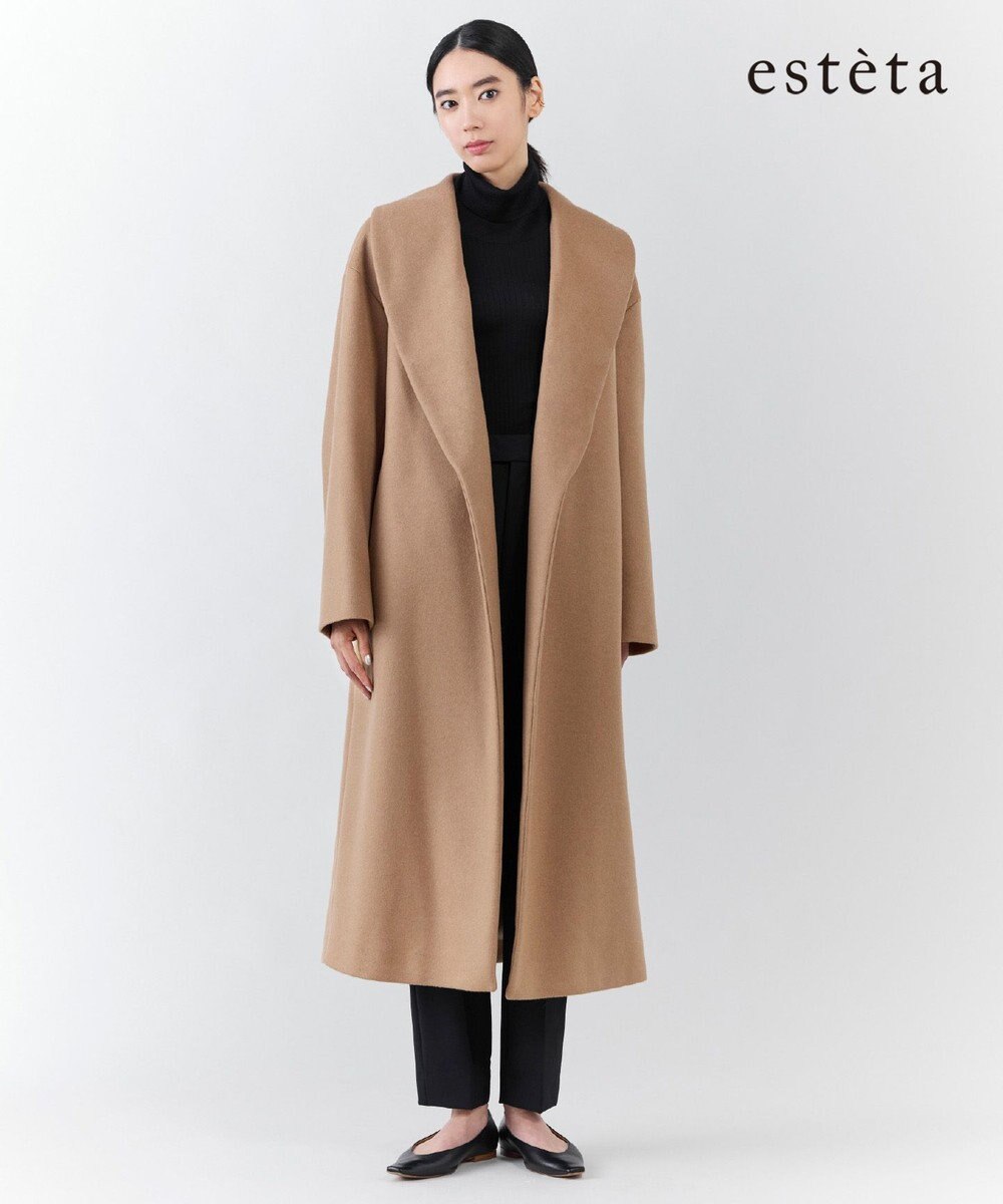 23区 L 【エステータ】ピュアカシミヤコート 