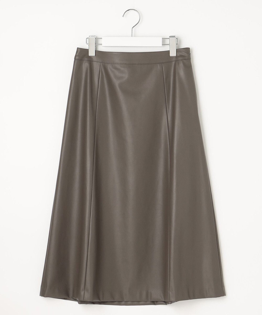 J.PRESS LADIES 【WEB限定・洗える】BARTOLOZZI ポリエステルレザーII スカート 