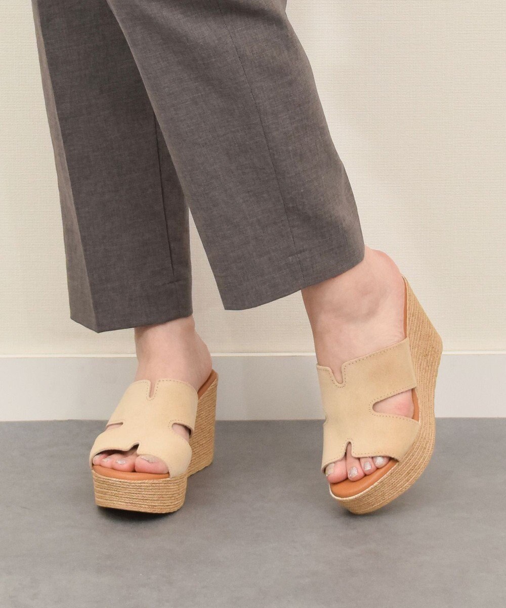 INTER-CHAUSSURES 【Oh my Sandals】クッションインソール厚底ミュールサンダル 
