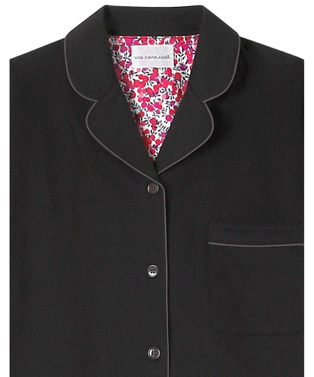 une nana cool MADE WITH LIBERTY FABRIC 綿100％ハイゲージ天竺 半袖パジャマ 