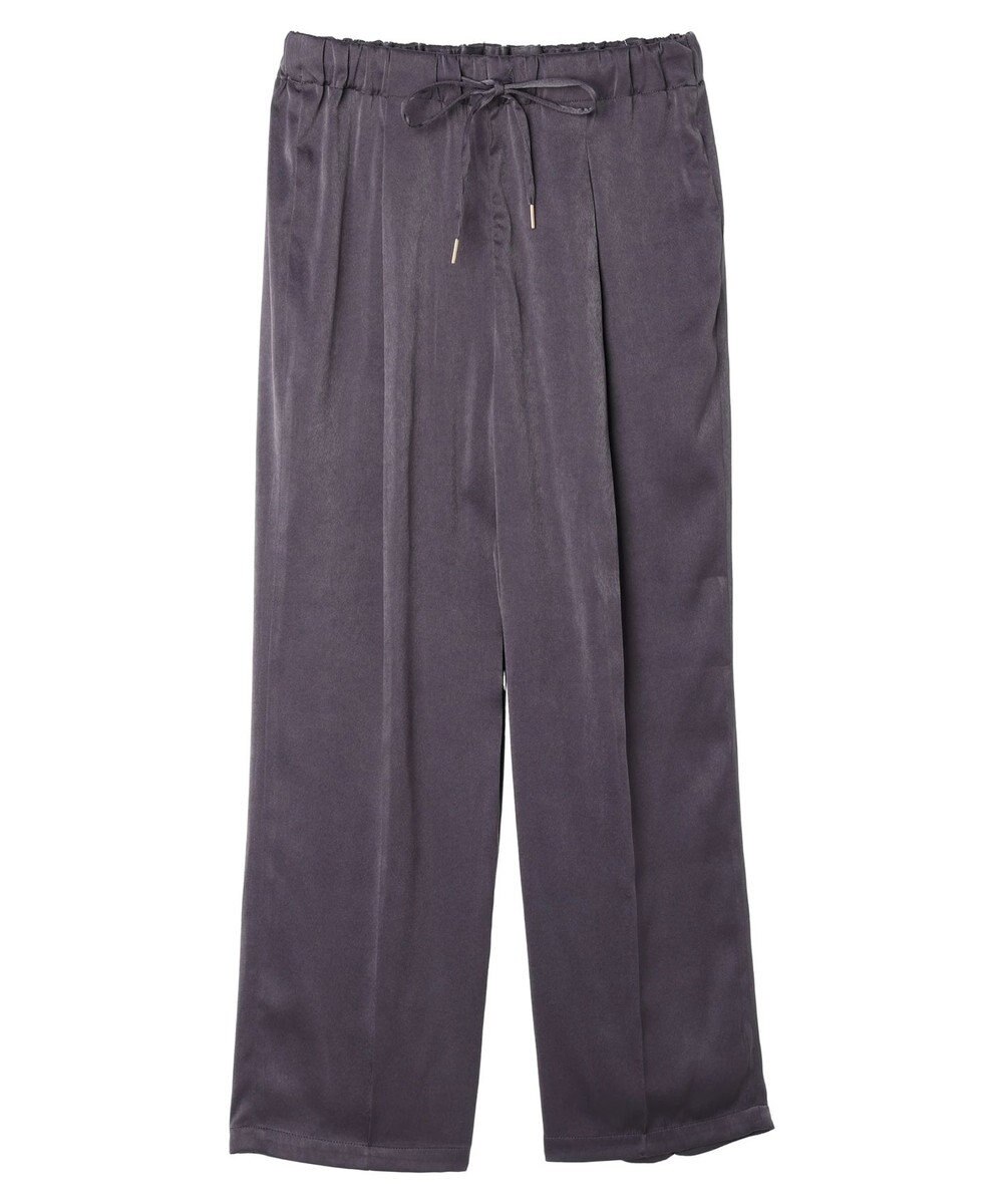 Green Parks つやサテンイージーパンツ 