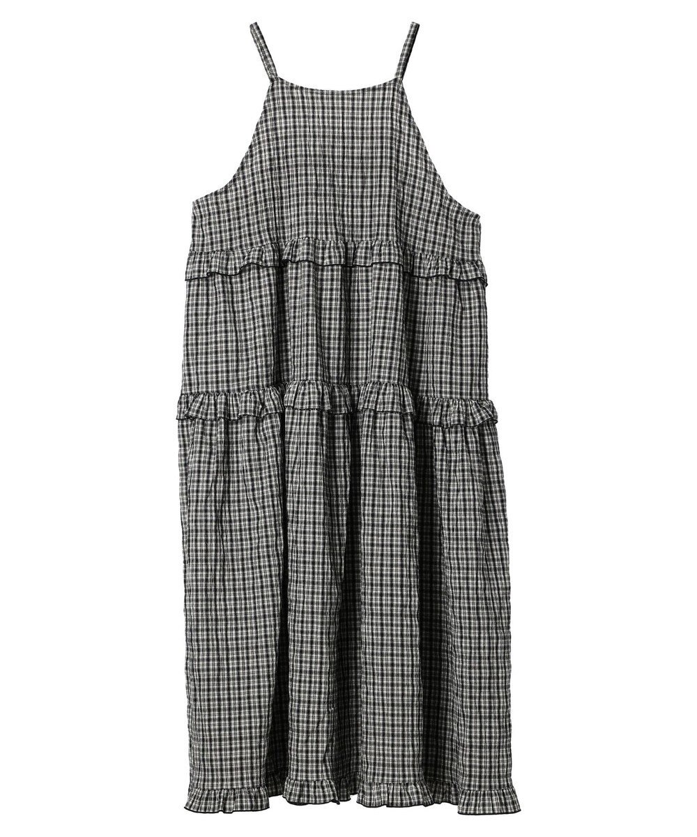 Green Parks ・Ｐｅｔｉｔ　Ｆｌｅｕｒ　チェックティアードキャミワンピ 