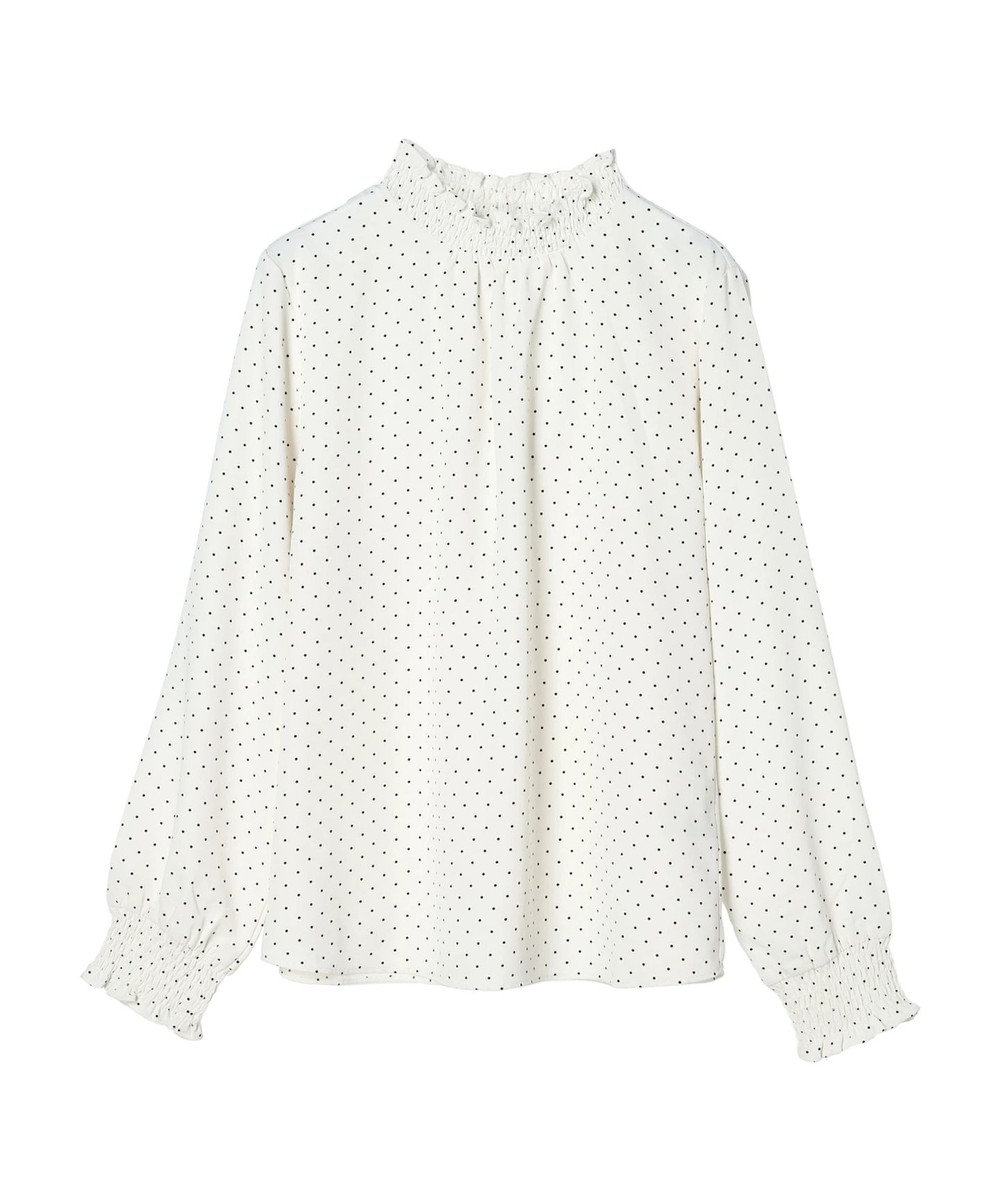 earth music&ecology シャーリングブラウス 