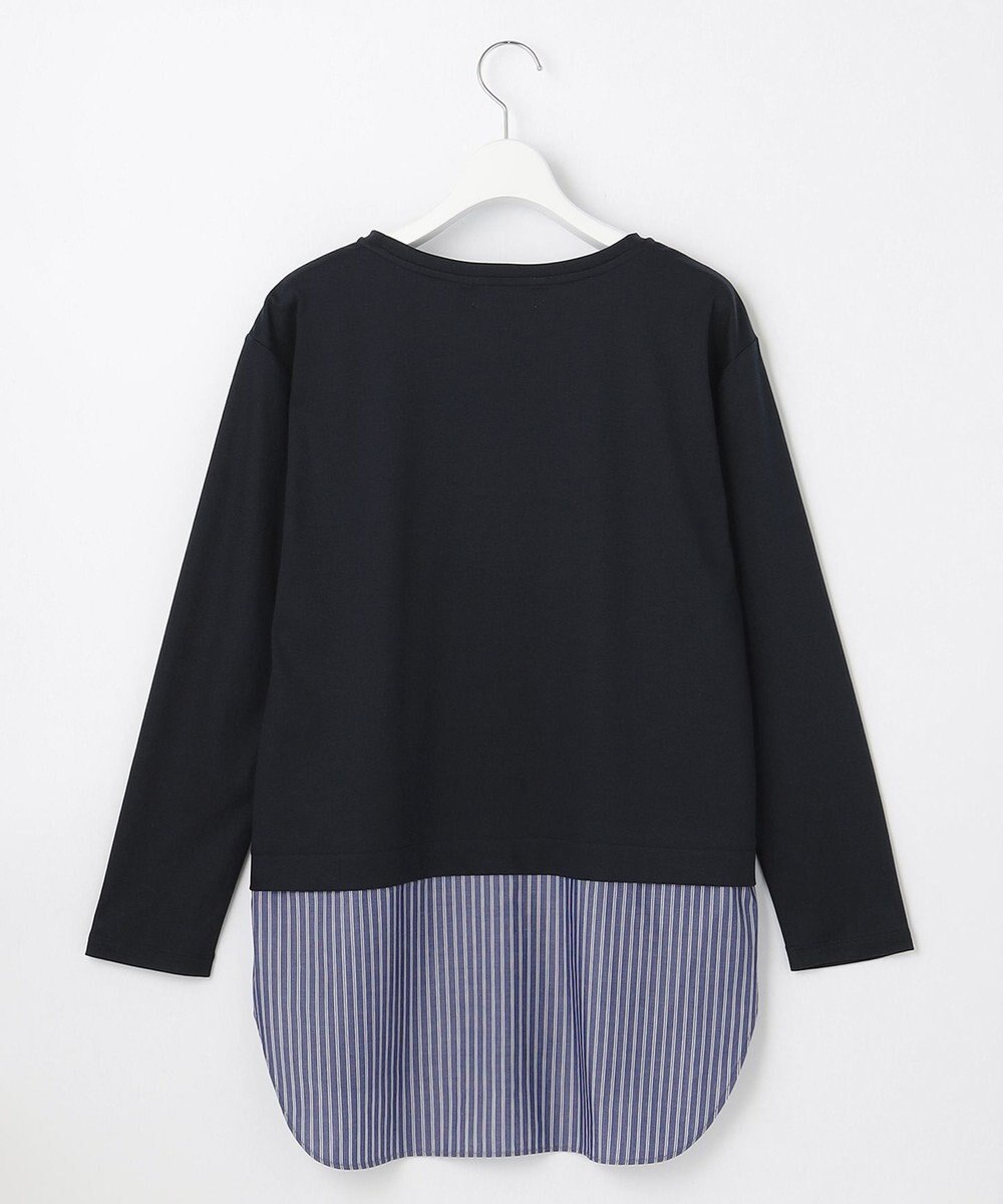 J.PRESS LADIES 【接触冷感・UVケア】レイヤードジャージー カットソー 