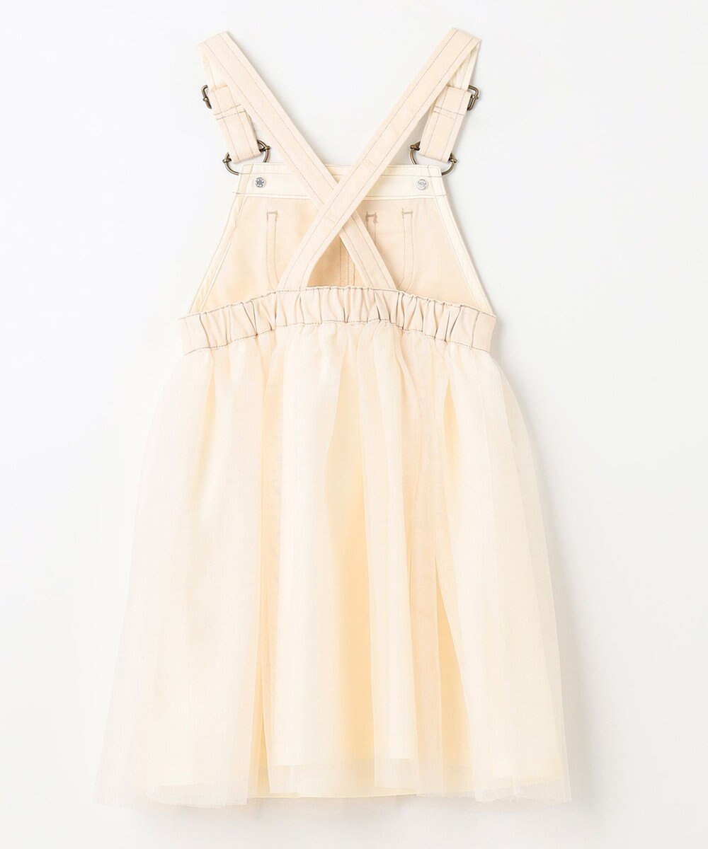 ANY KIDS チュール付き ジャンパースカート 