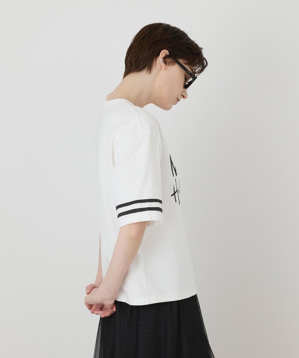 GRACE CONTINENTAL カレッジロゴプリントTシャツ 