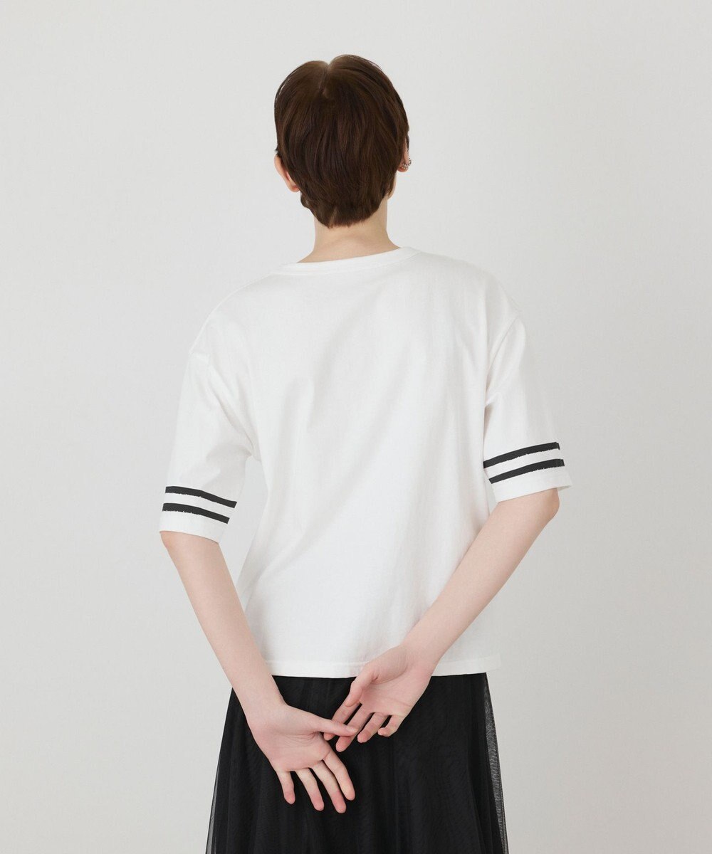 GRACE CONTINENTAL カレッジロゴプリントTシャツ 