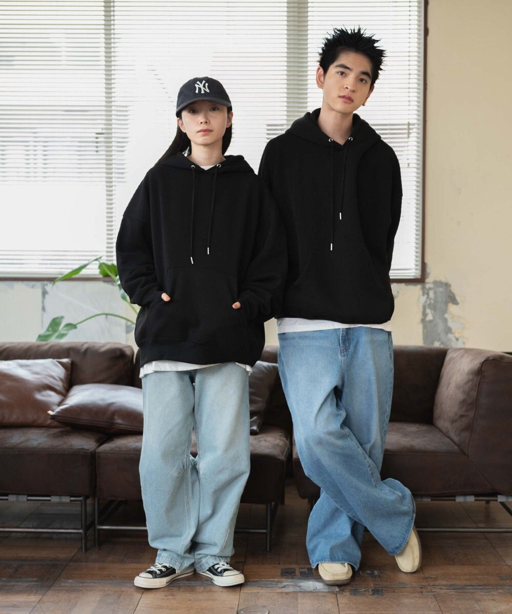 WEGO 【ユニセックス着用ITEM/MLXLサイズ展開/新色追加/裏起毛】スウェットプルパーカー 