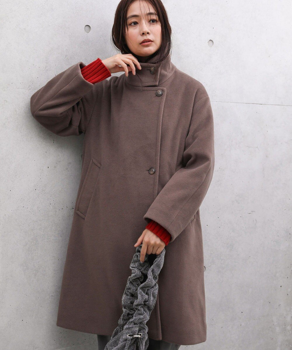 Green Parks スタンドロングコート 