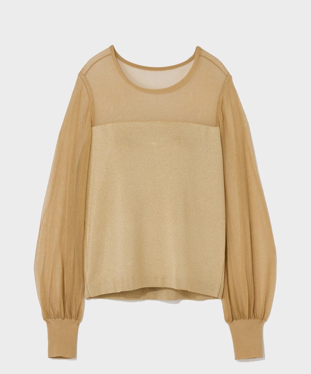 GRACE CONTINENTAL ラメコンビシアーニット 