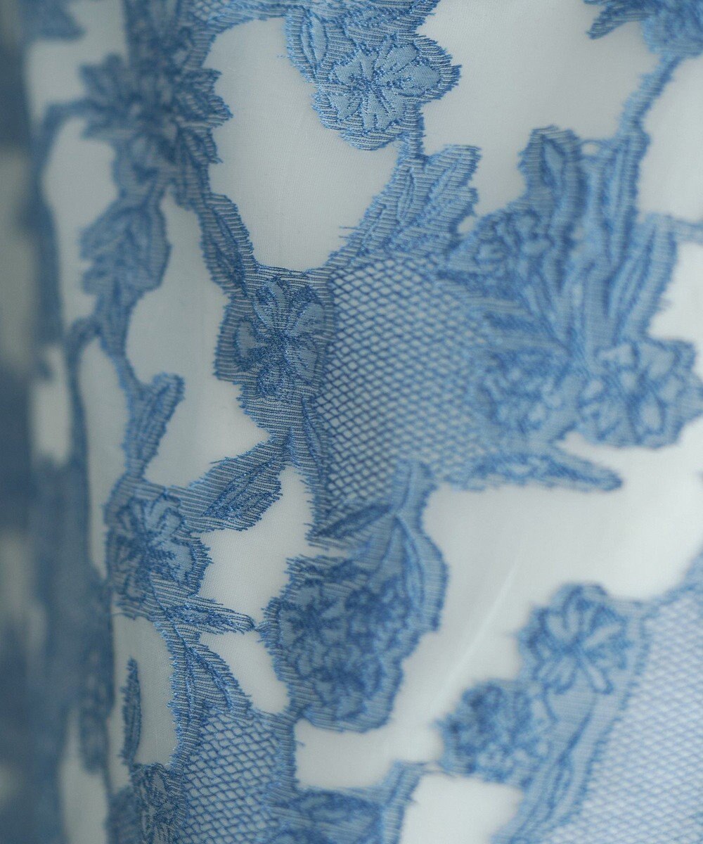 YECCA VECCA シアーレース柄マーメイドスカート 