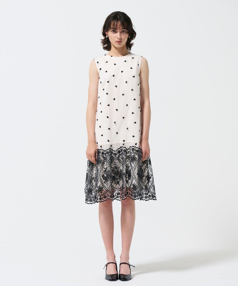 GRACE CONTINENTAL 刺繍レースドレス 