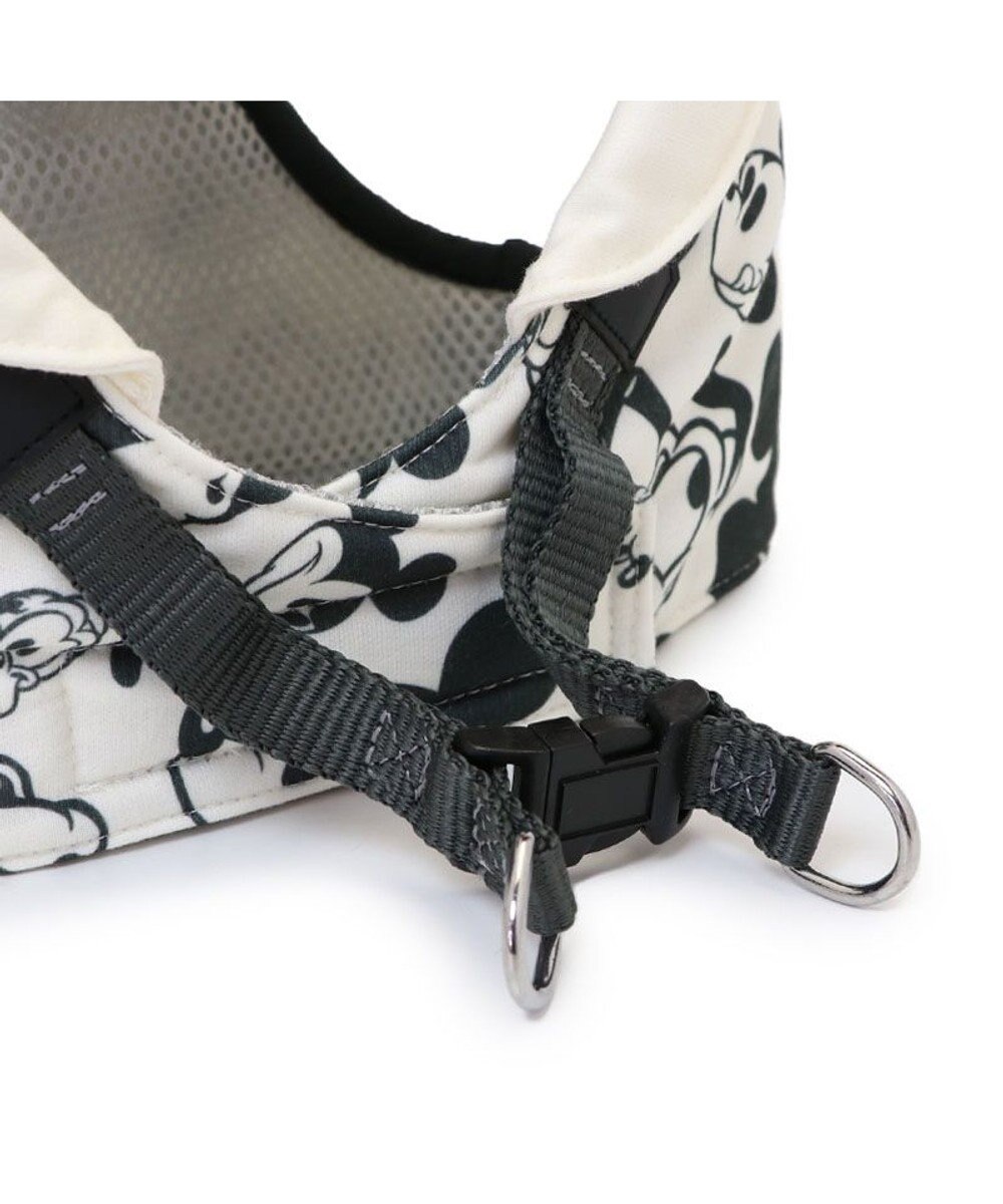 PET PARADISE ディズニー ミッキーマウス＆プルート ベストハーネス 《モノクロ》 Ｓ 