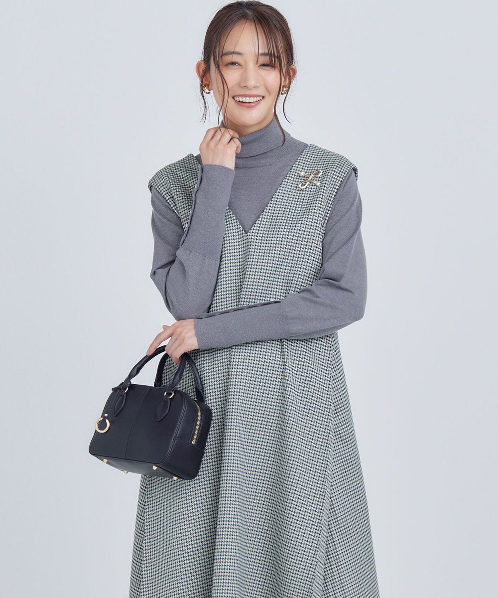 組曲 【WEB限定色あり】ELENA タートルネック ニット 