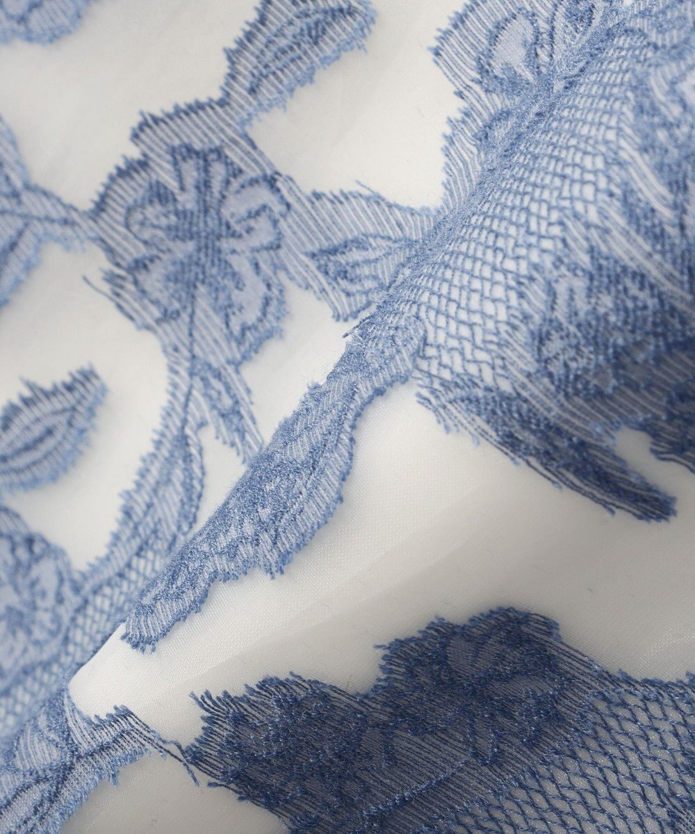 YECCA VECCA シアーレース柄マーメイドスカート 