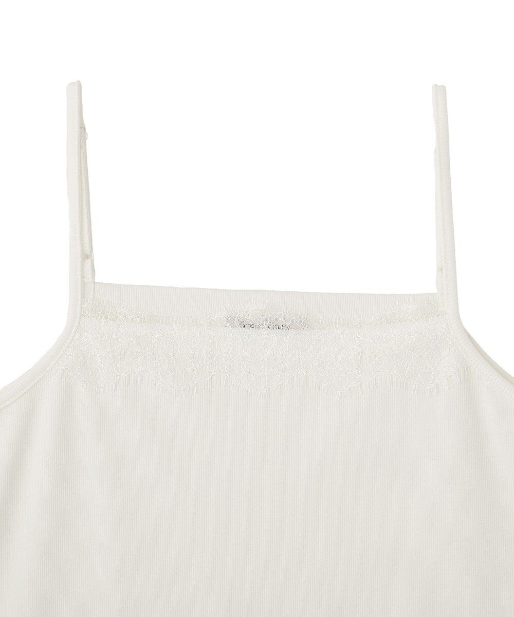 Green Parks ヒゲレーススクエアキャミソール 