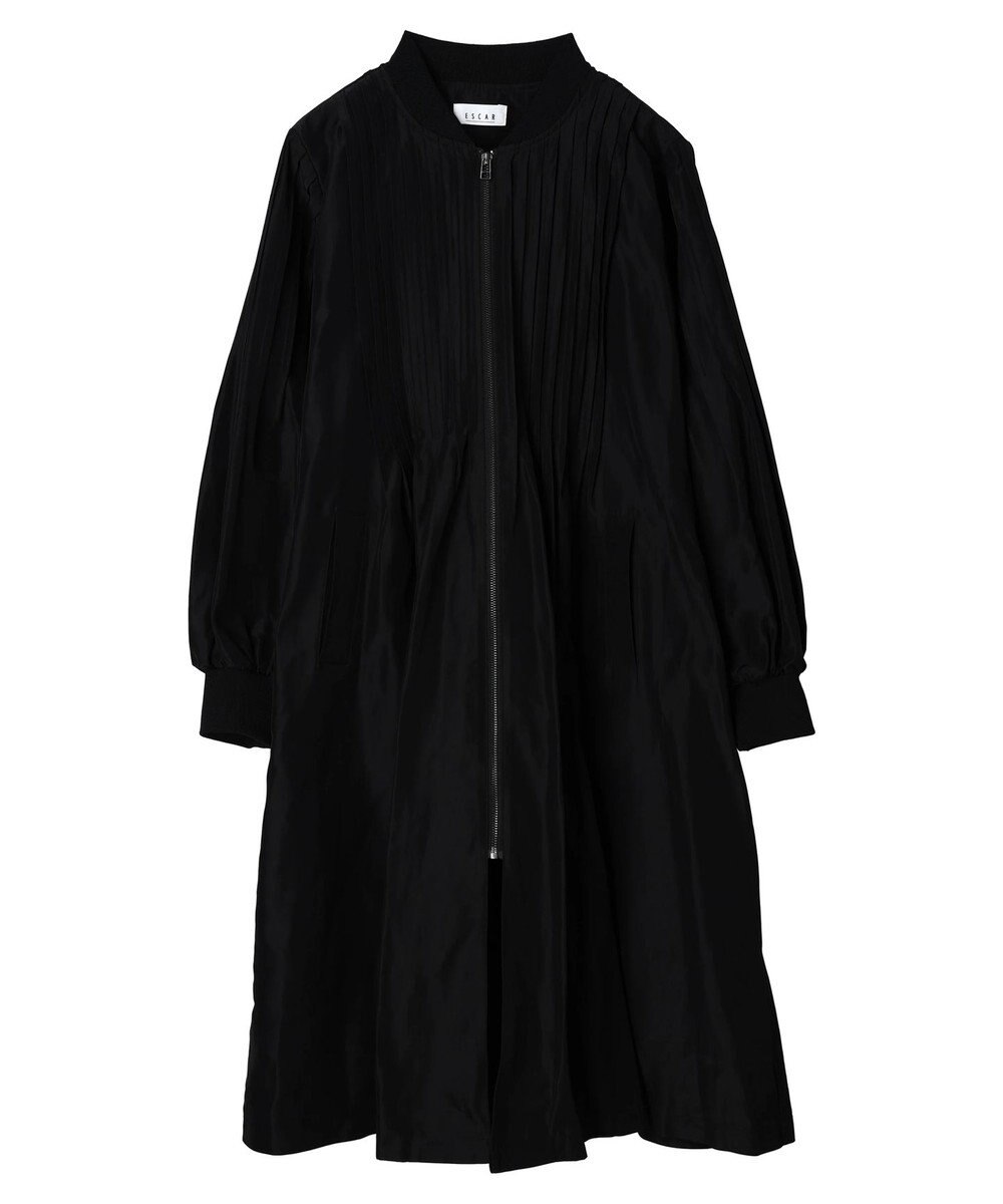 Green Parks ■ＥＳＣＡＲ　ピンタックミリタリーロングコート 