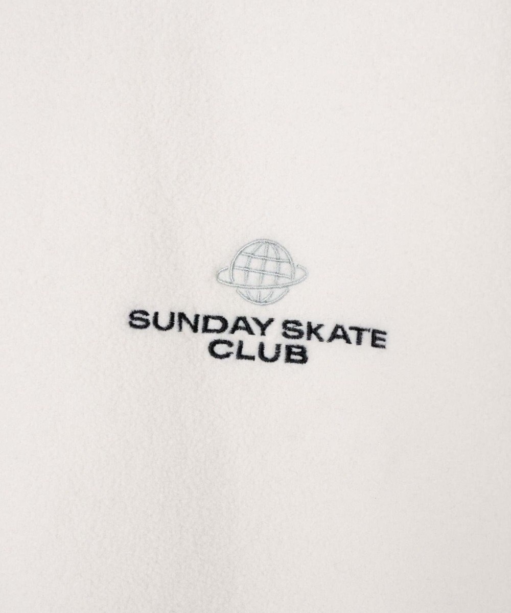 WEGO フリース ワンポイントハーフZIPプルオーバー 