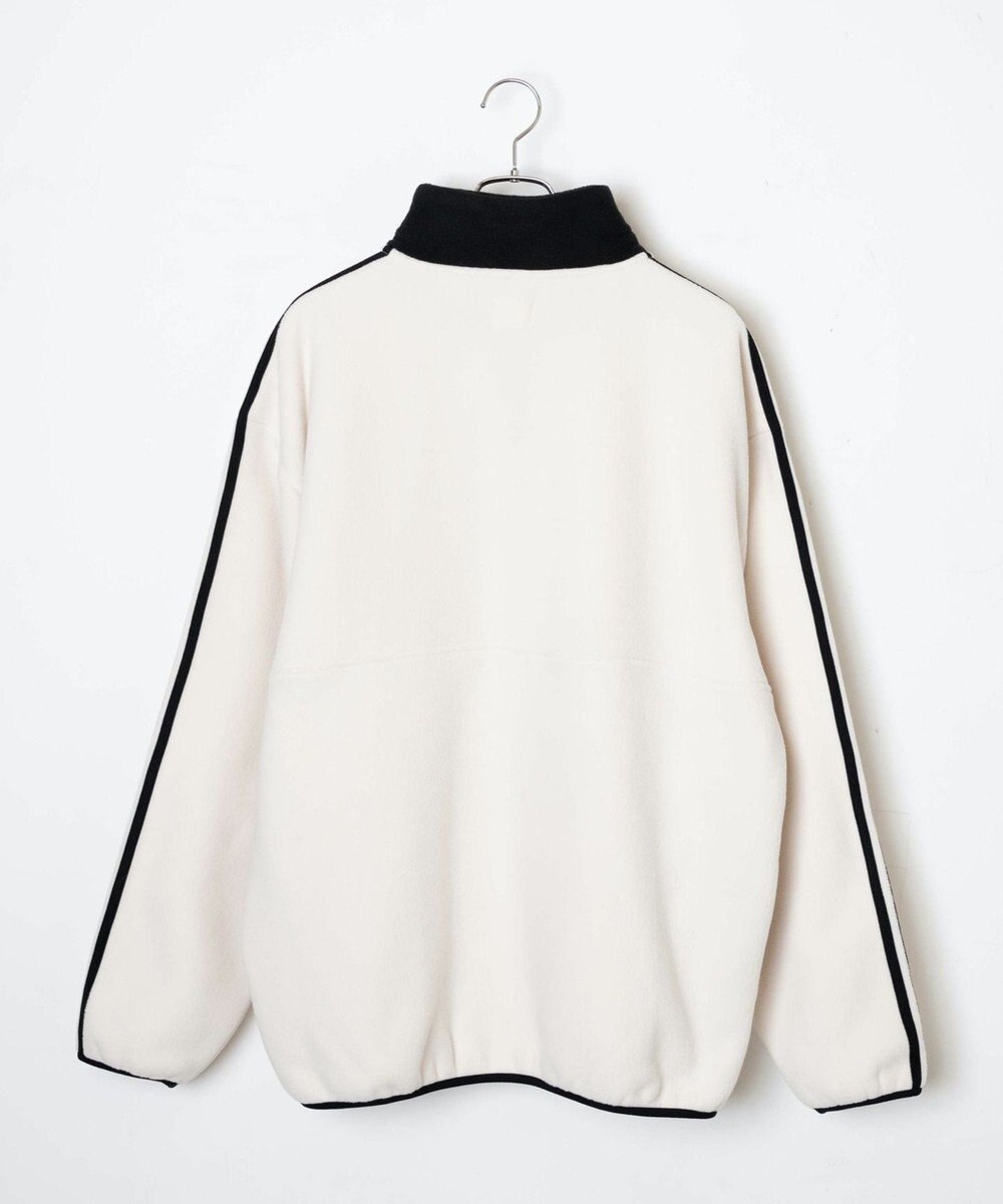 WEGO フリース ワンポイントハーフZIPプルオーバー 