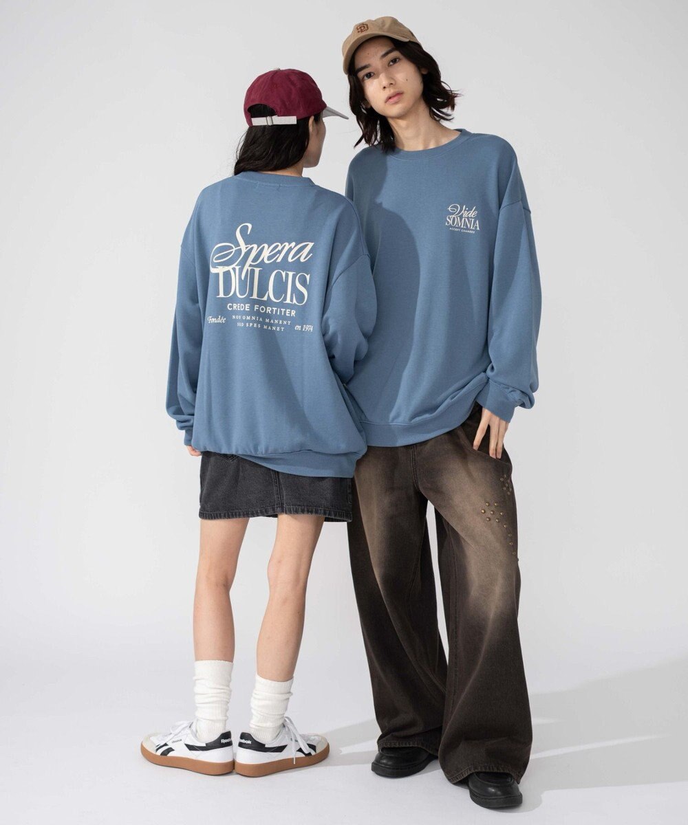 WEGO 【2025年秋冬新作/SMLXLサイズ展開/ユニセックス着用ITEM】アソートグラフィックプルオーバー 