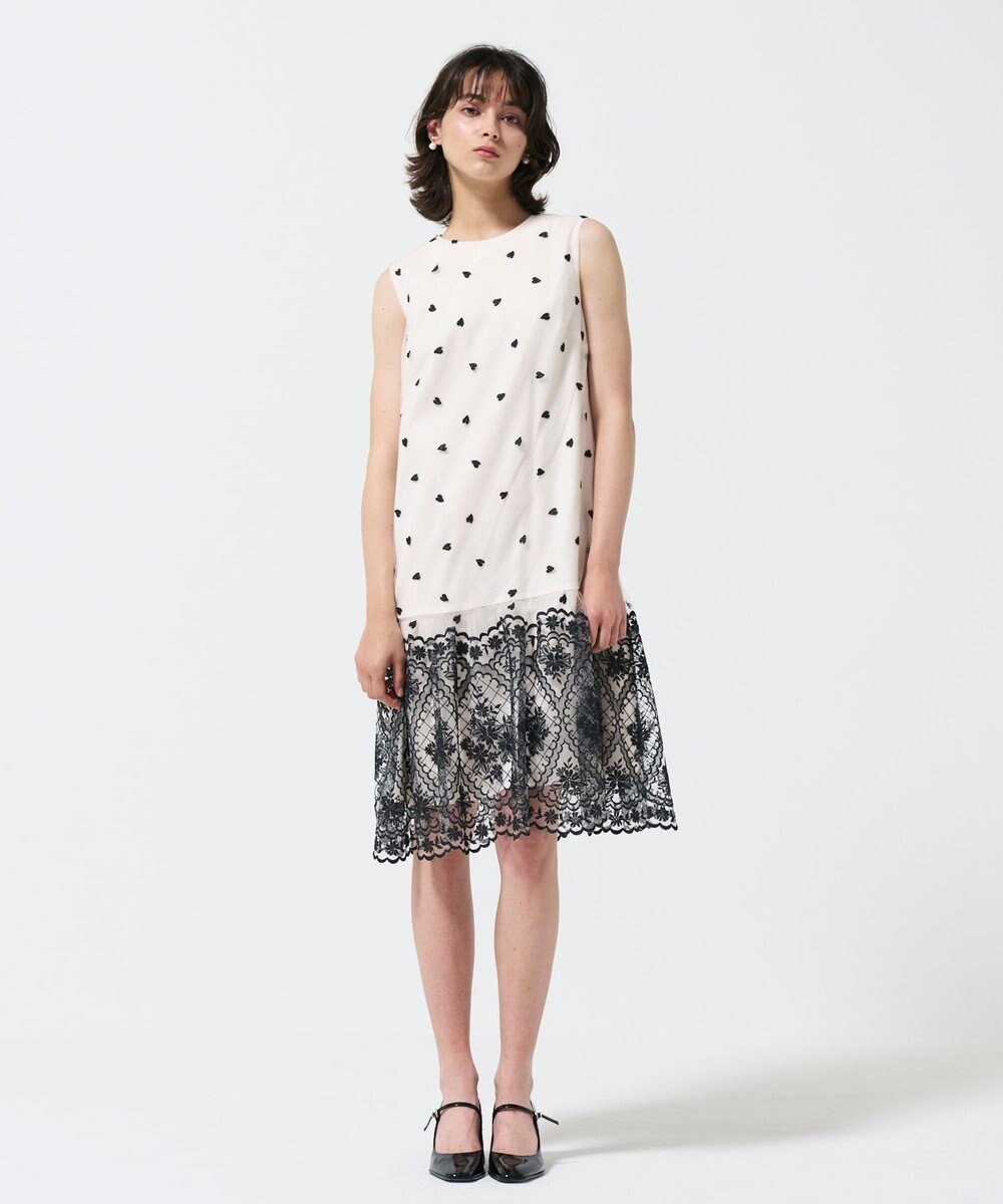 GRACE CONTINENTAL 刺繍レースドレス 