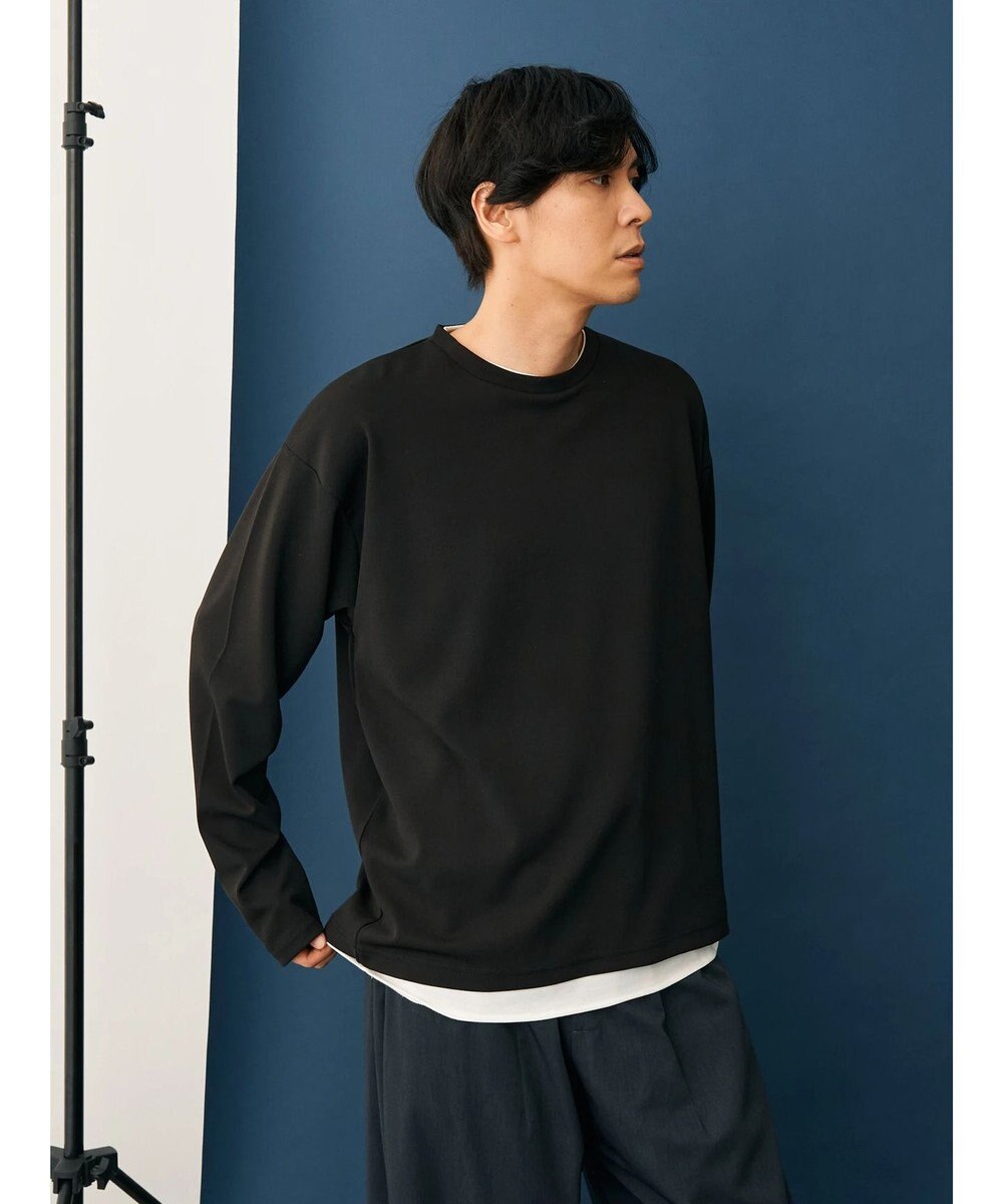 CRAFT STANDARD BOUTIQUE 梨地カットフェイクレイヤードＬ／Ｓ　ＴＥＥ 