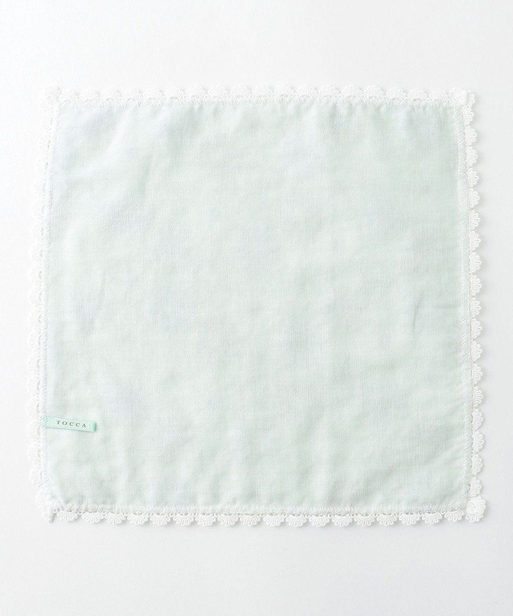 TOCCA EMBROIDERY FLOWER GAUZE  ガーゼハンカチ 