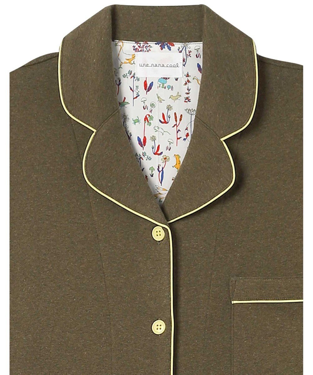 une nana cool 【綿100%】やわらか杢フライスパジャマ MADE WITH LIBERTY FABRIC 