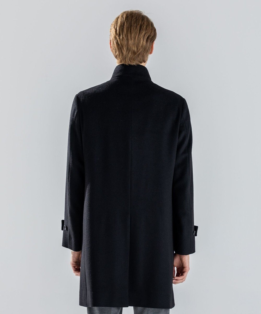 JOSEPH HOMME 【新素材】ライトウールシャギー　スタンドカラーシングルブレストコート 