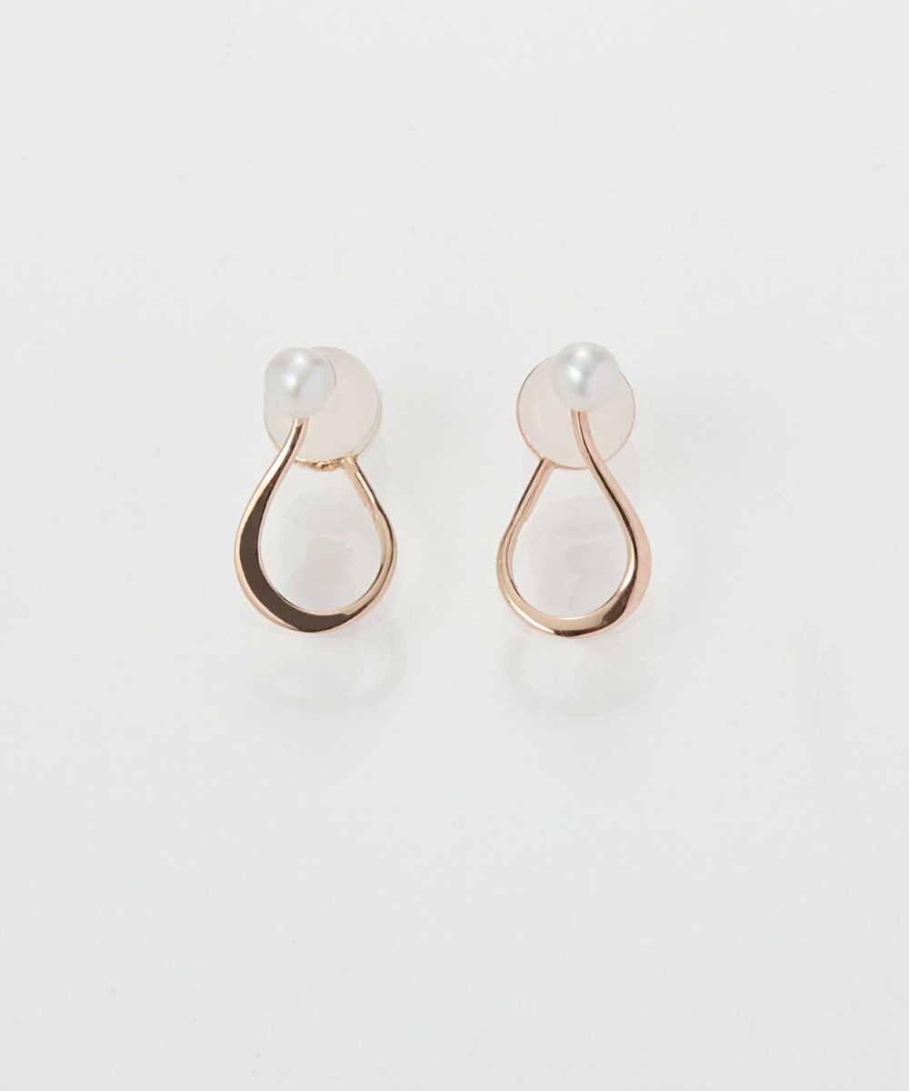 Phoebe 【K10】ウォーターパールドロップイヤリング　ローズゴールド 