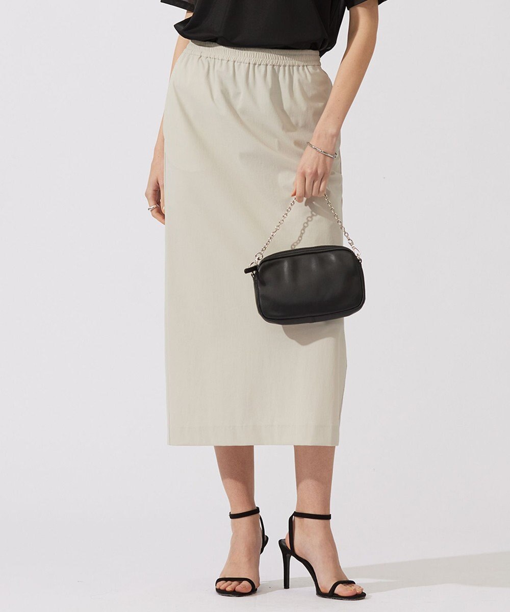 ICB L 【接触冷感・UVカット・洗える】アトラストリコット ナロースカート 