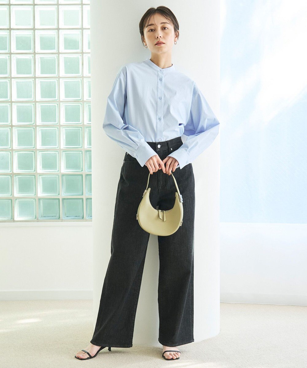 UNFILO 【UNFILO DENIM】撥水ストレッチ ワイドストレートデニム 