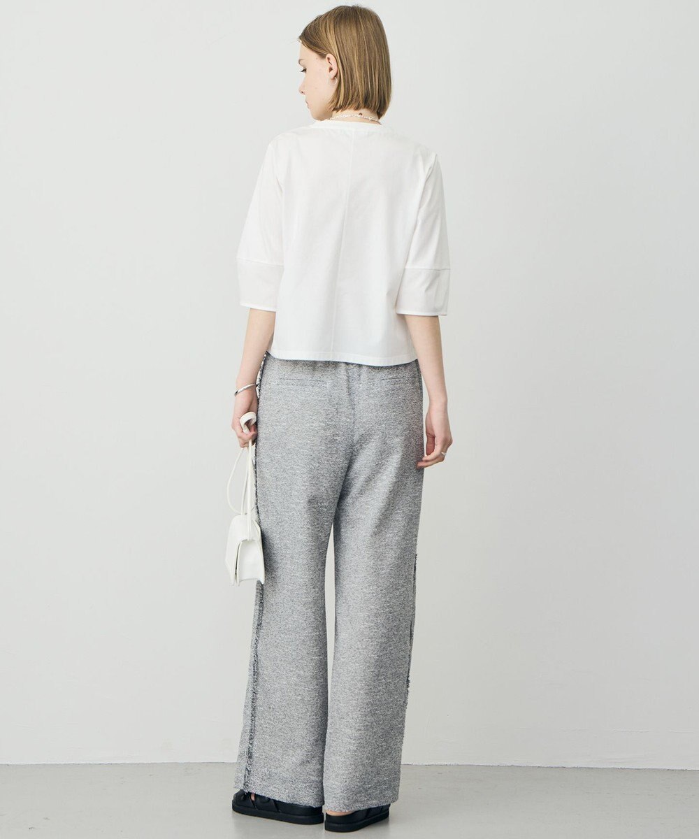 ICB L シャツジーナプレーディング ランタンスリーブカットソー 