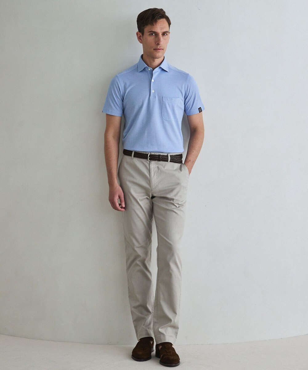 GOTAIRIKU チノ以上スラックス未満のドレス感【接触冷感/吸水速乾/ストレッチ】クールモーション コットンパンツ 