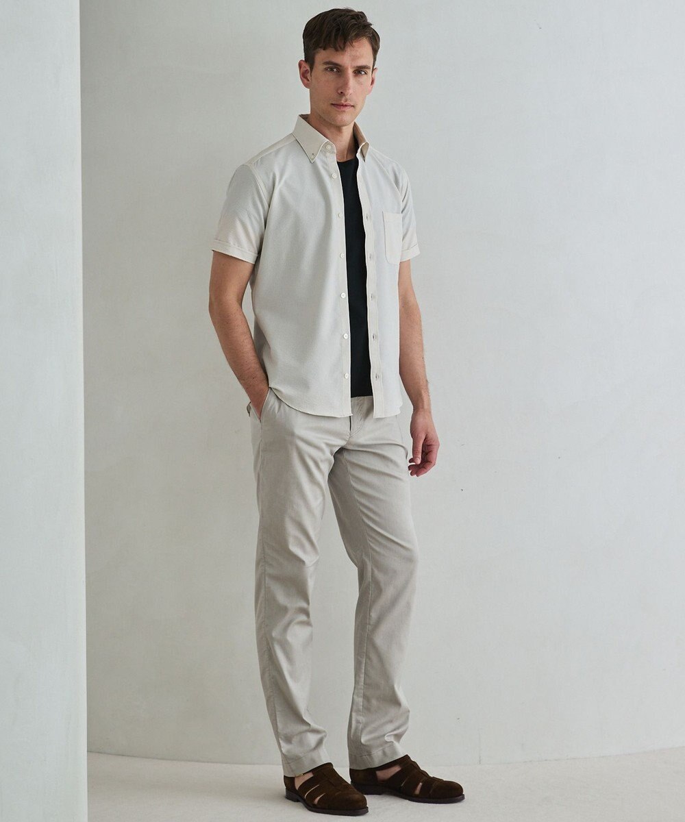 GOTAIRIKU チノ以上スラックス未満のドレス感【接触冷感/吸水速乾/ストレッチ】クールモーション コットンパンツ 