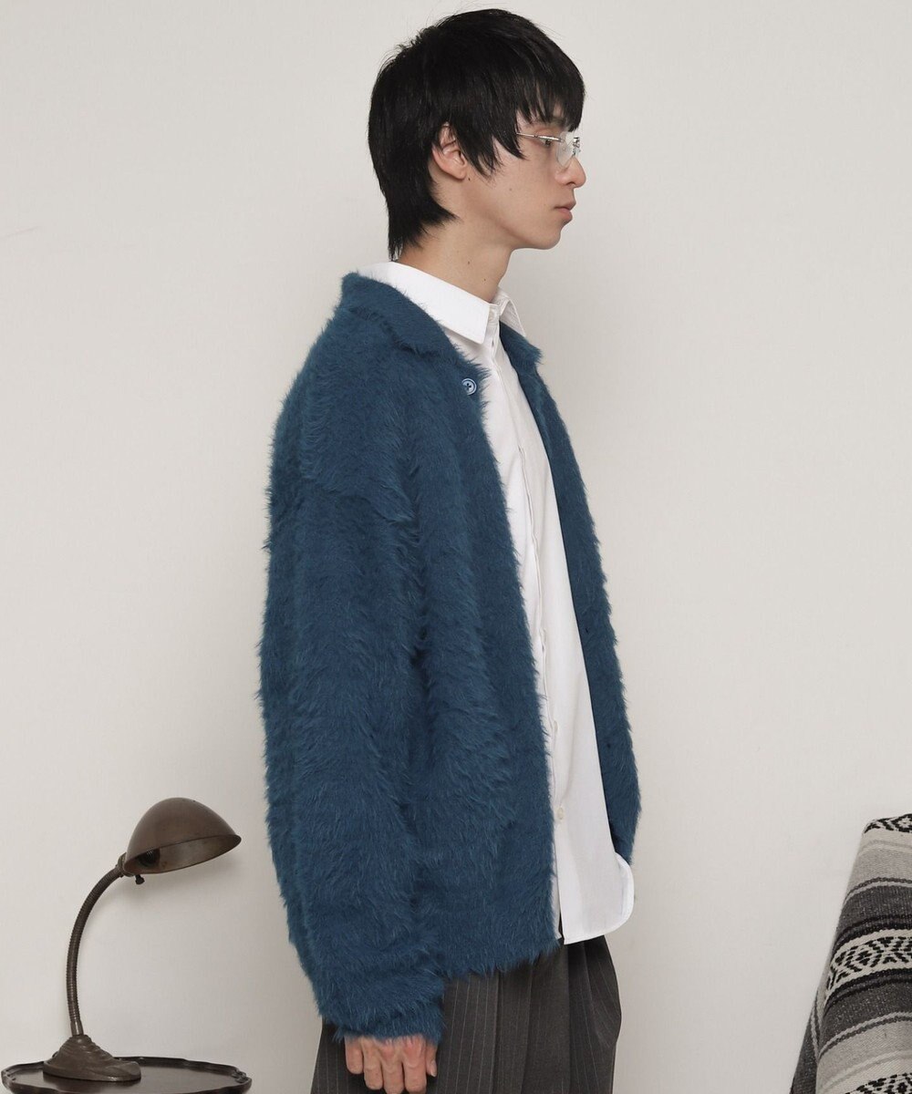 WEGO 【ユニセックス着用ITEM】フェザーニットボタンシャツ 