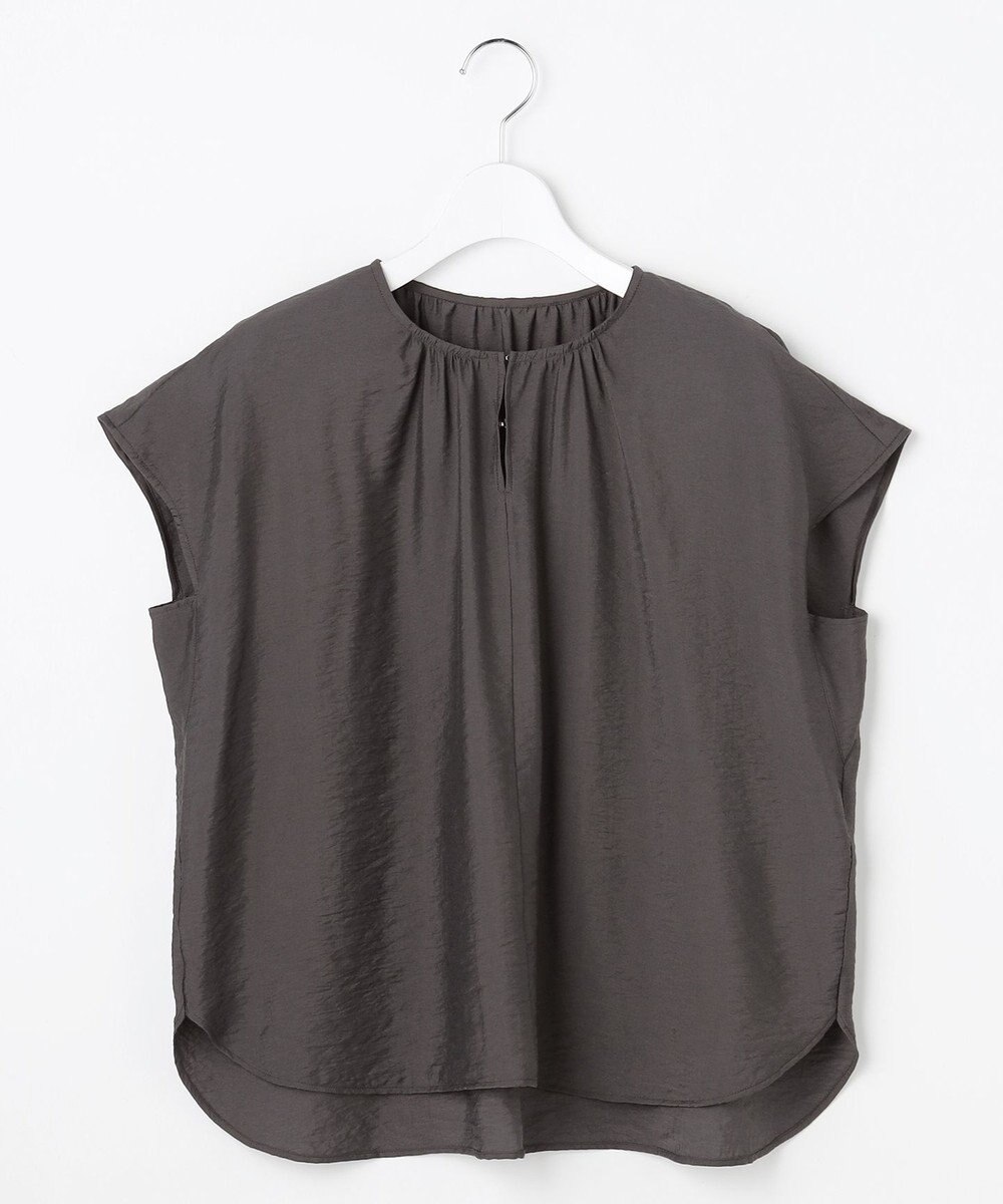 自由区 S 【セットアップ対応】エアリーツイルプルオーバー ブラウス 