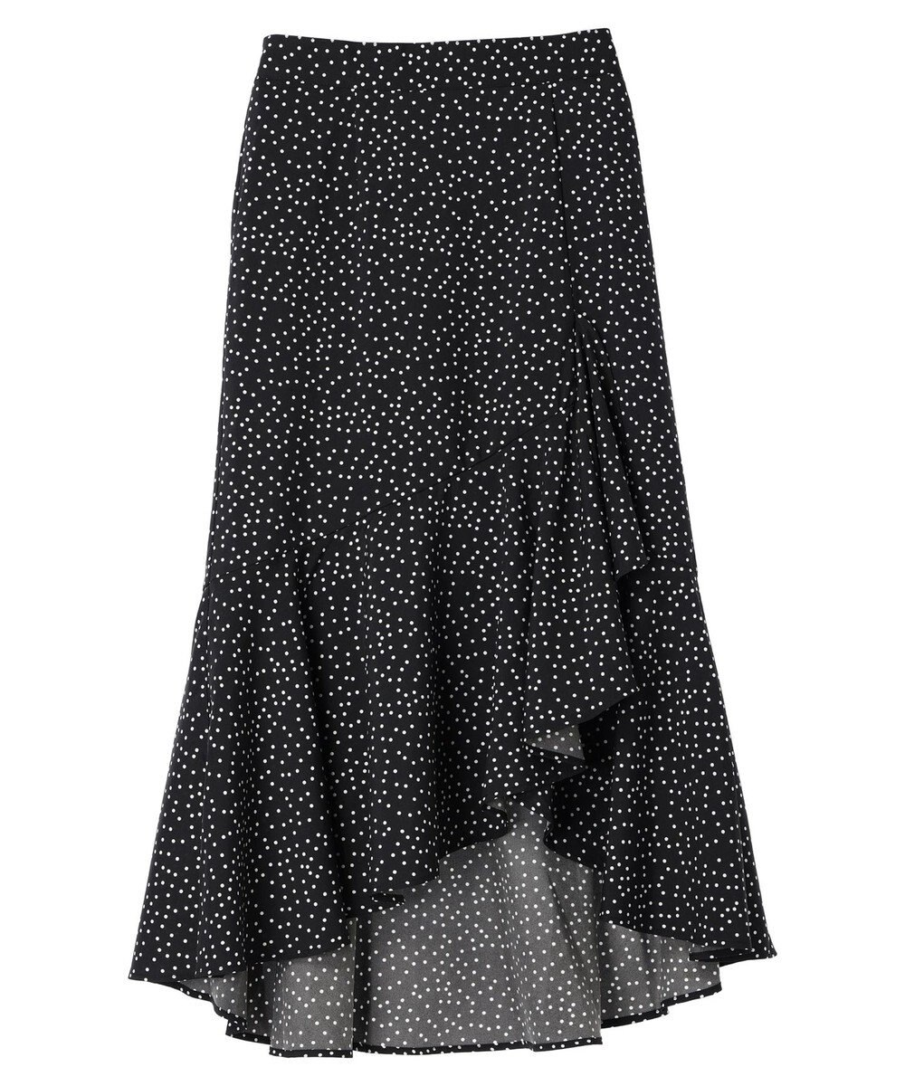 earth music&ecology アシメラッフルヘムスカート 