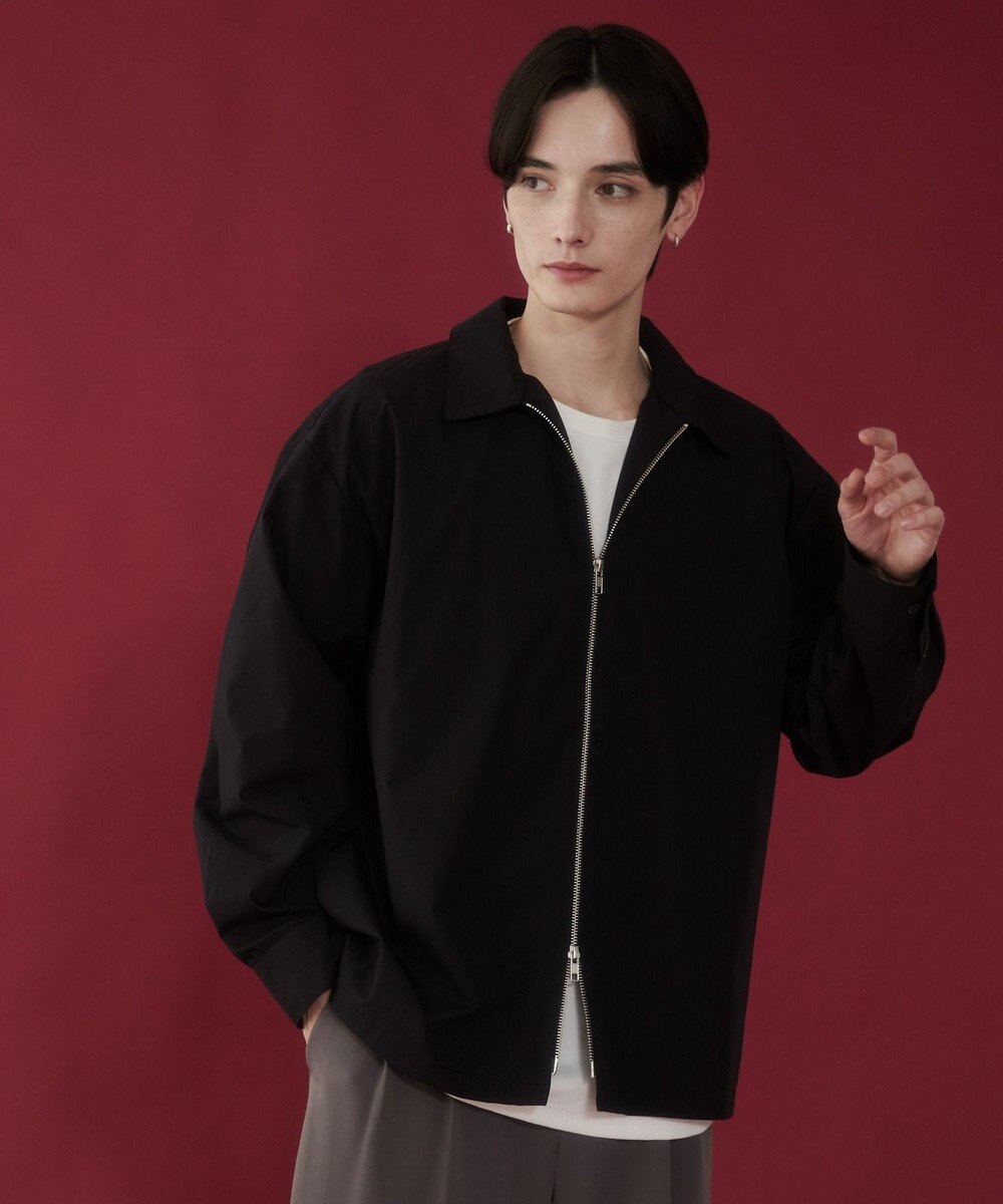 WEGO ブロードダブルZIPシャツ（LS） 