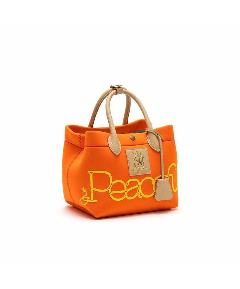 A.D.M.J. 【魔法の様に軽い】マジックライト/コード刺しゅうキューブトート21cm(Dカン付) 