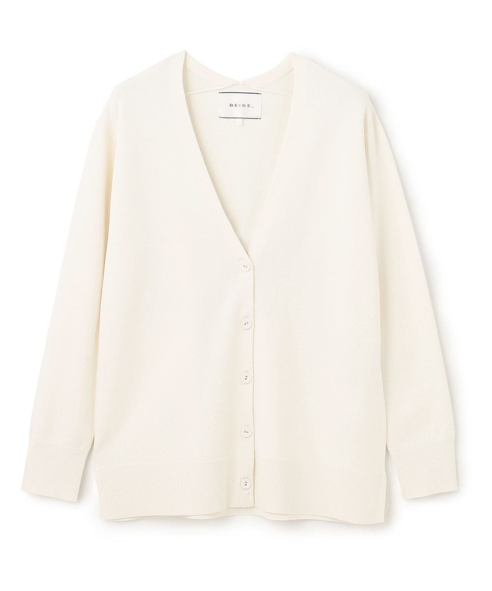 BEIGE， HOLLY / Vネックカーディガン 