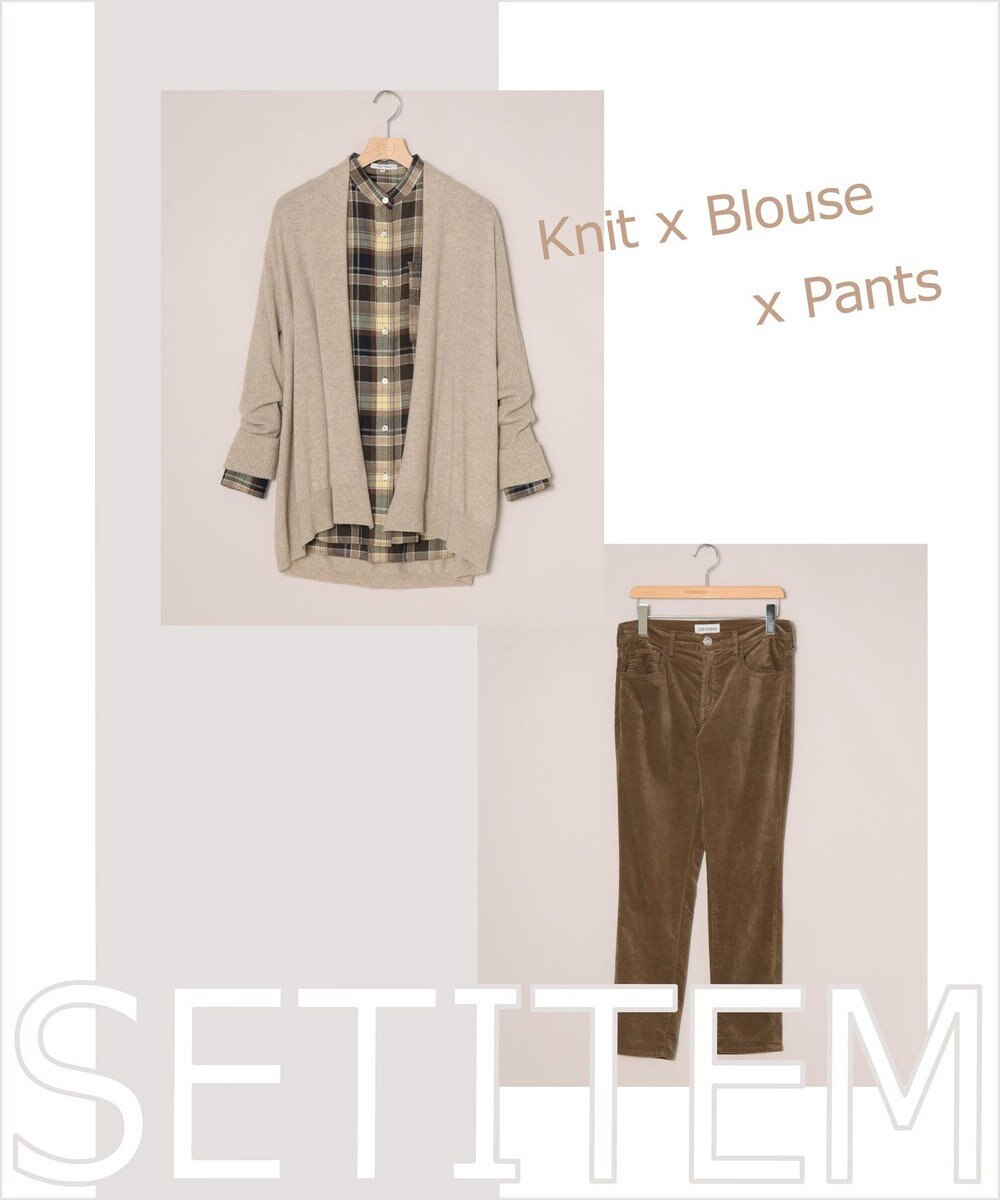 ONWARD Reuse Park 3セット商品/サイズ38【23区】ニット秋冬×ブラウス秋冬×パンツ秋冬 