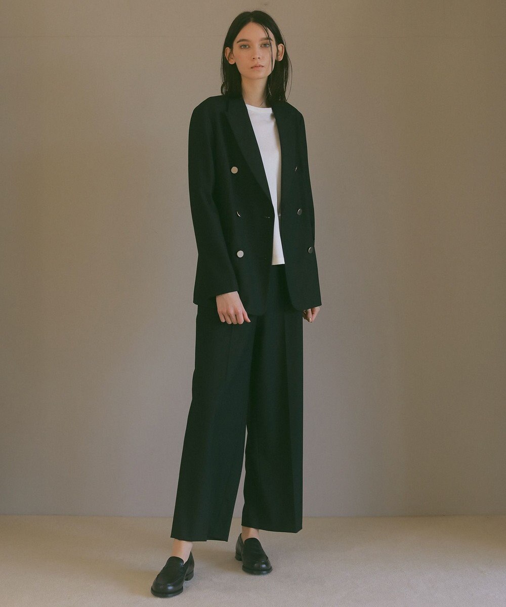 23区 【23区 | 5525gallery】ウールストレッチ ダブル前 ジャケット 